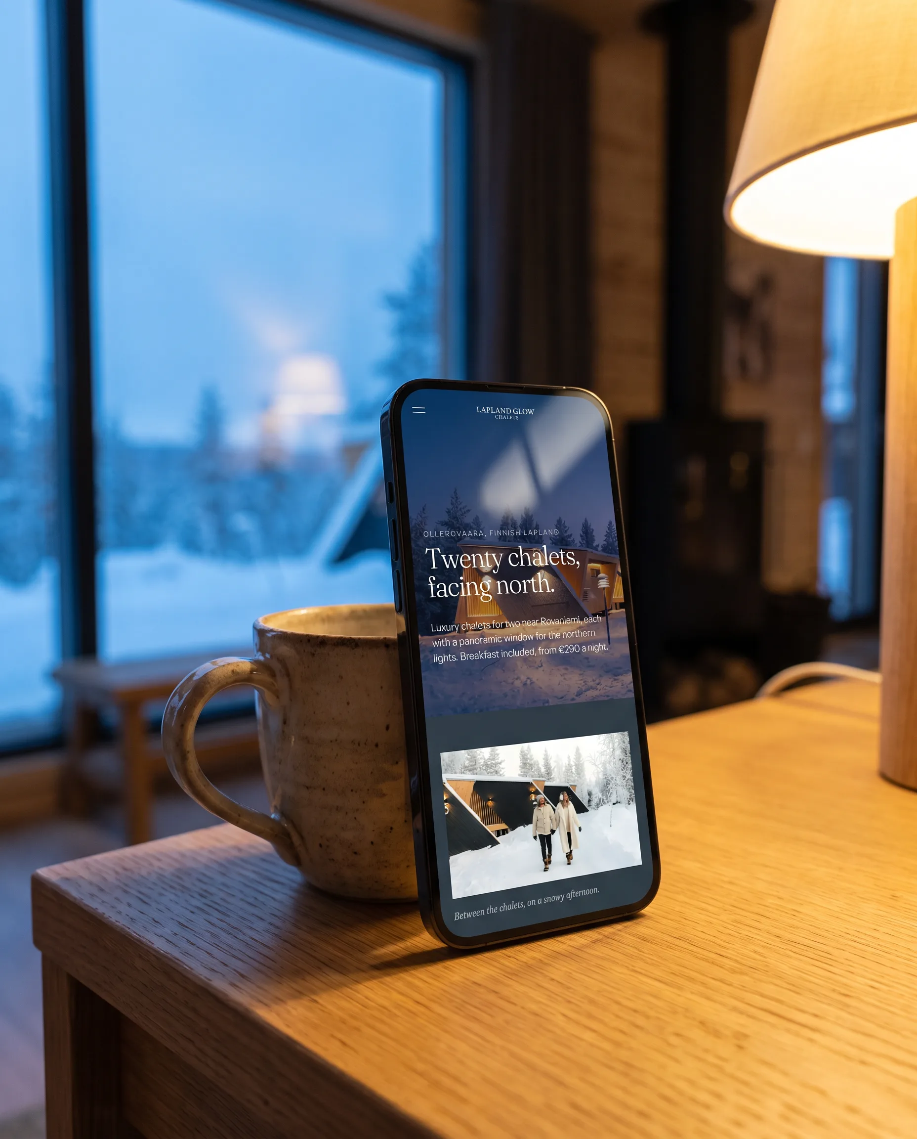 furia mock laplandglow phone Case Lapland Glow Chalets Lapland Glow Chalets: sivusto puhelimessa